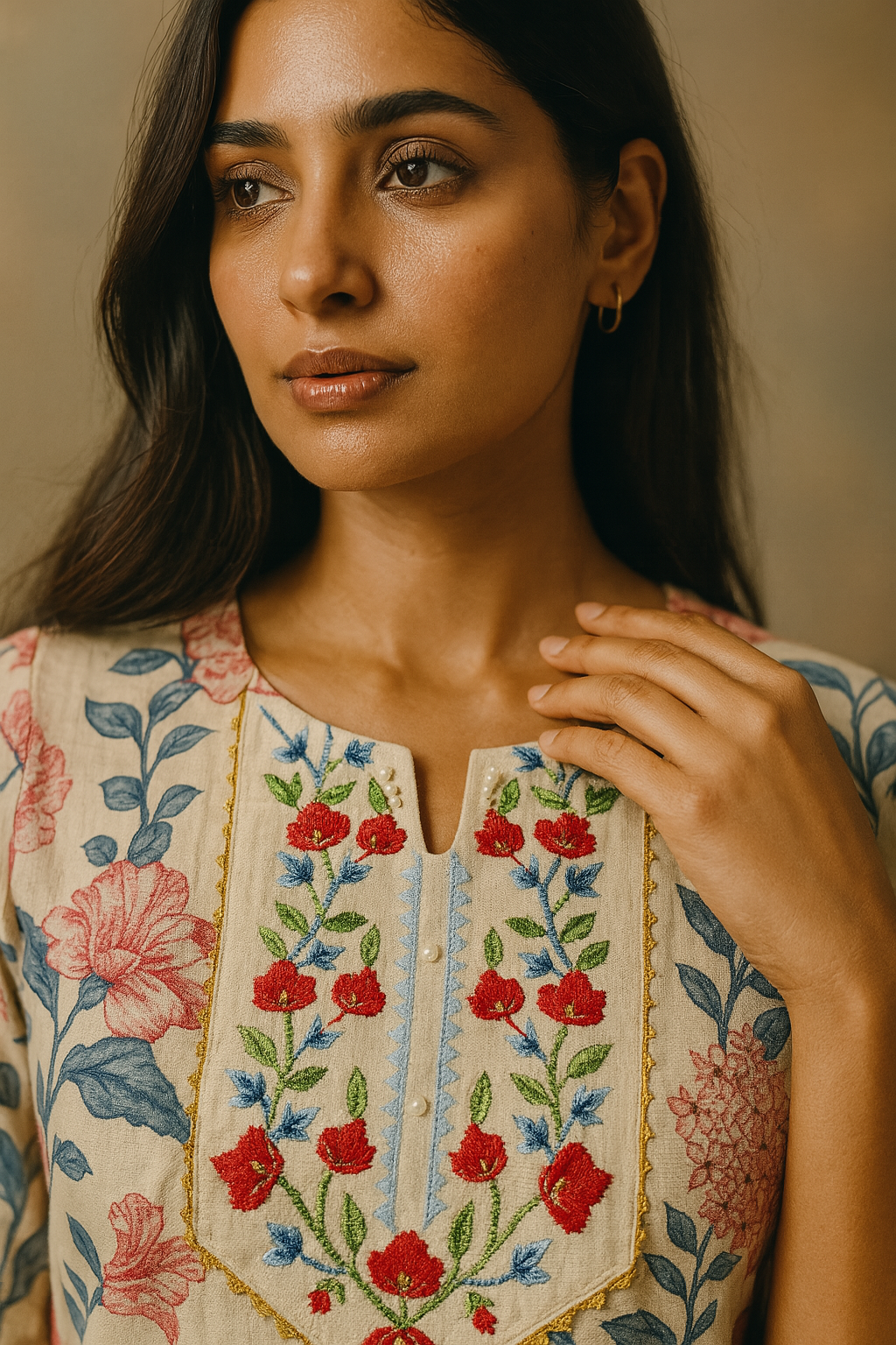 Gulnaz Embroidered Kurti