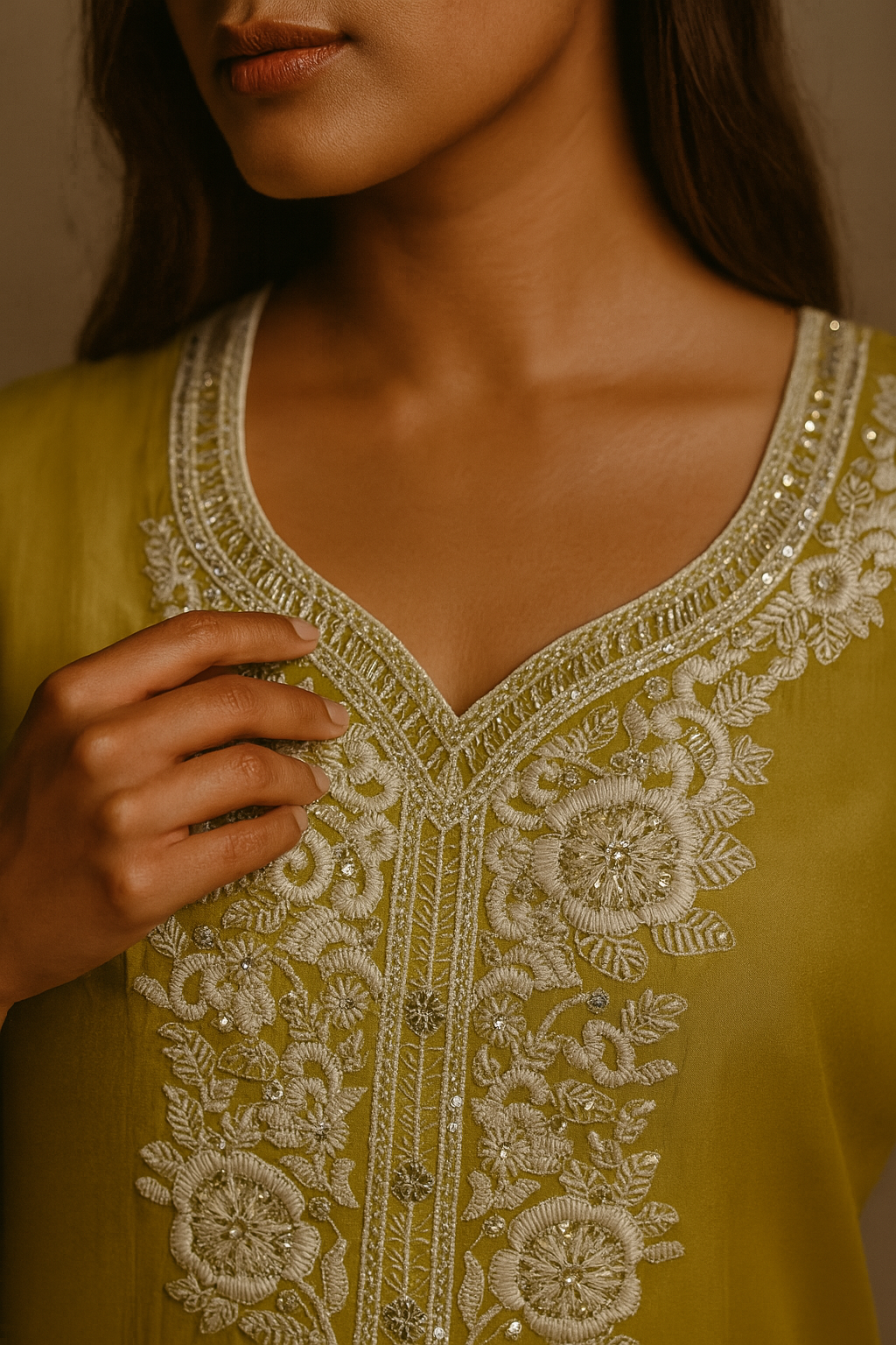 Mehr –Modal Chanderi Long Kurti