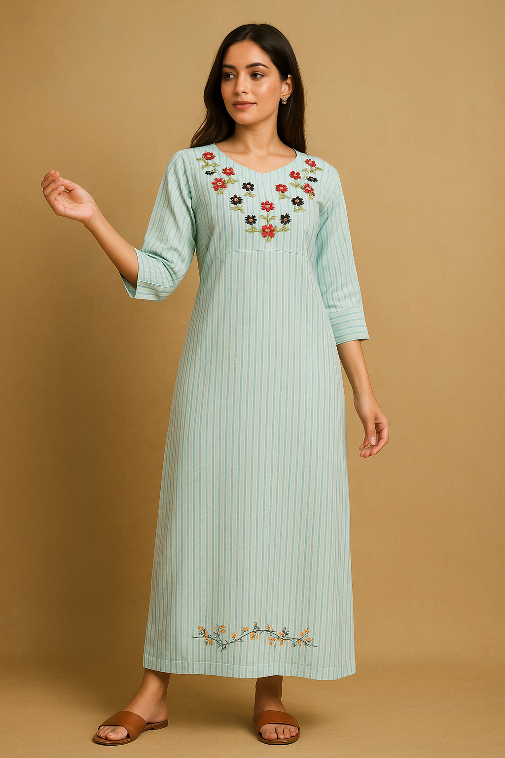 aneera – Handcrafted Cotton Gown