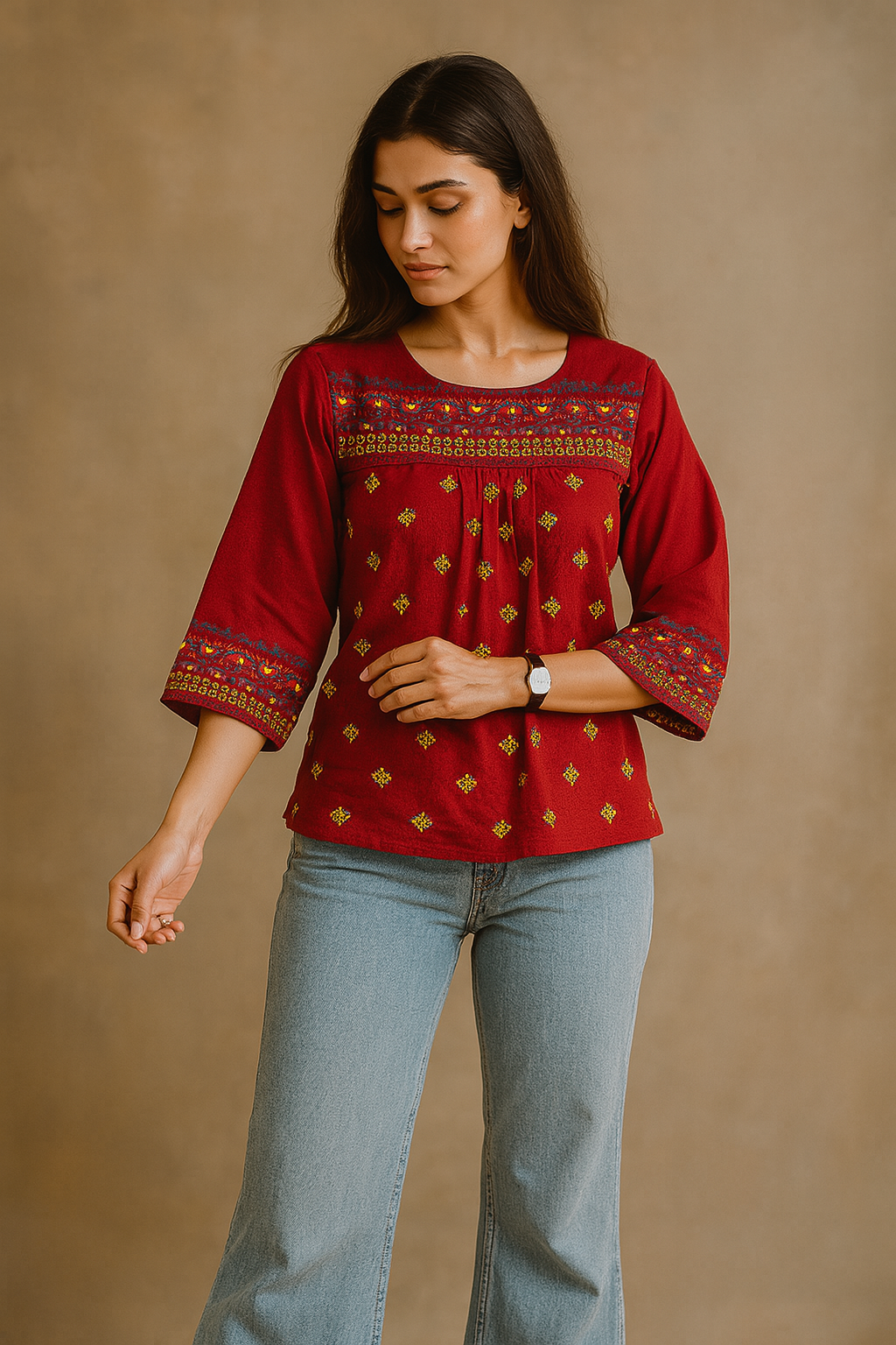 Oraan Ethnic Top