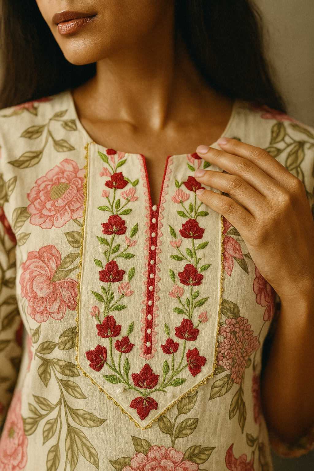 Gulnaz Embroidered Kurti