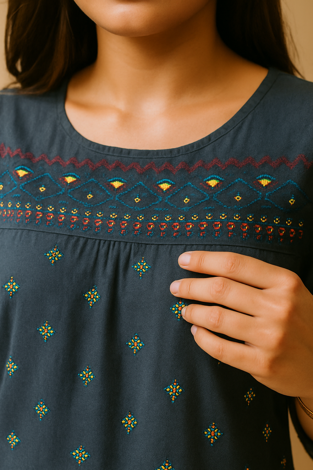 Oraan Ethnic Top