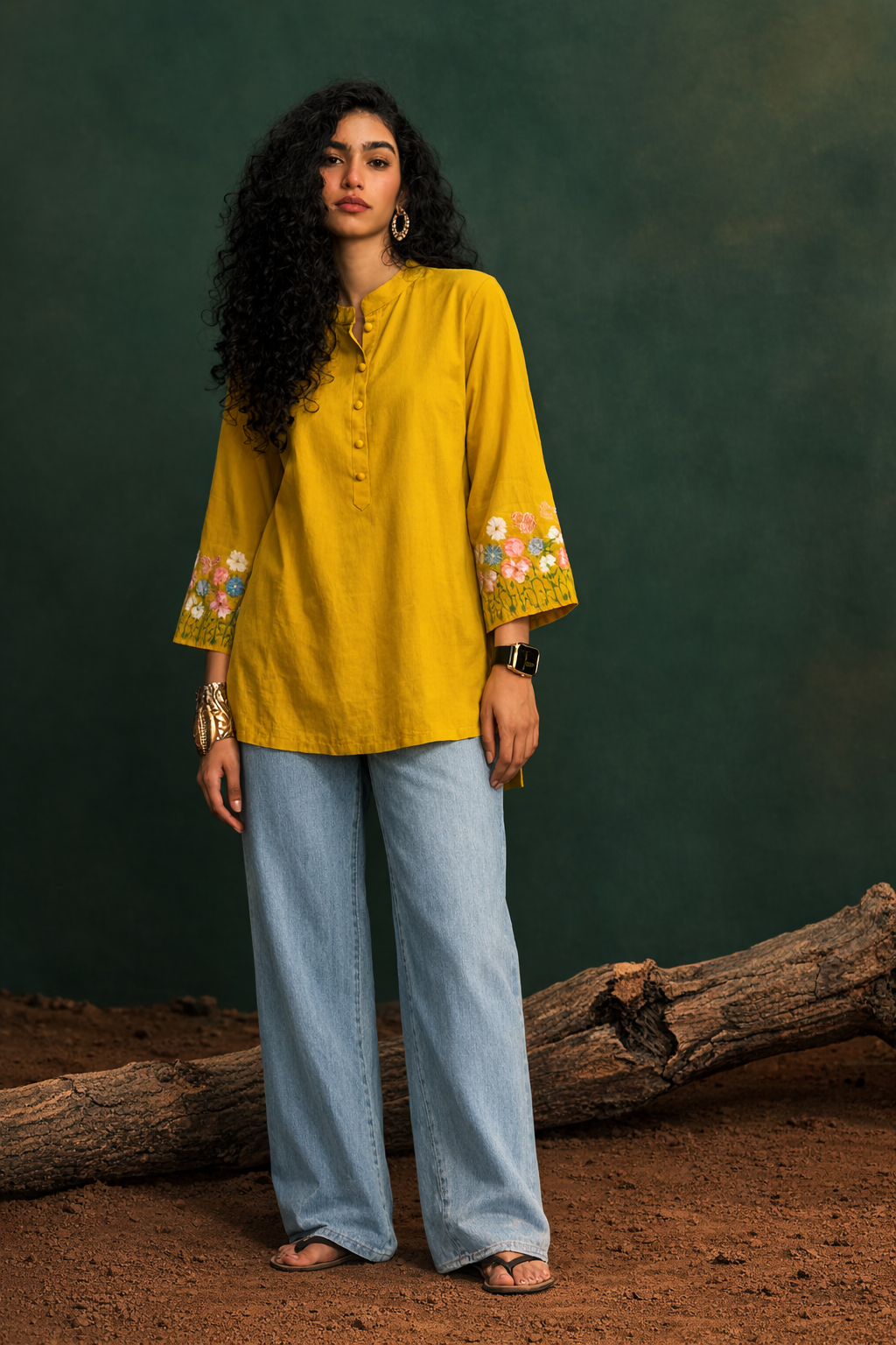Faya Bloom Short kurti
