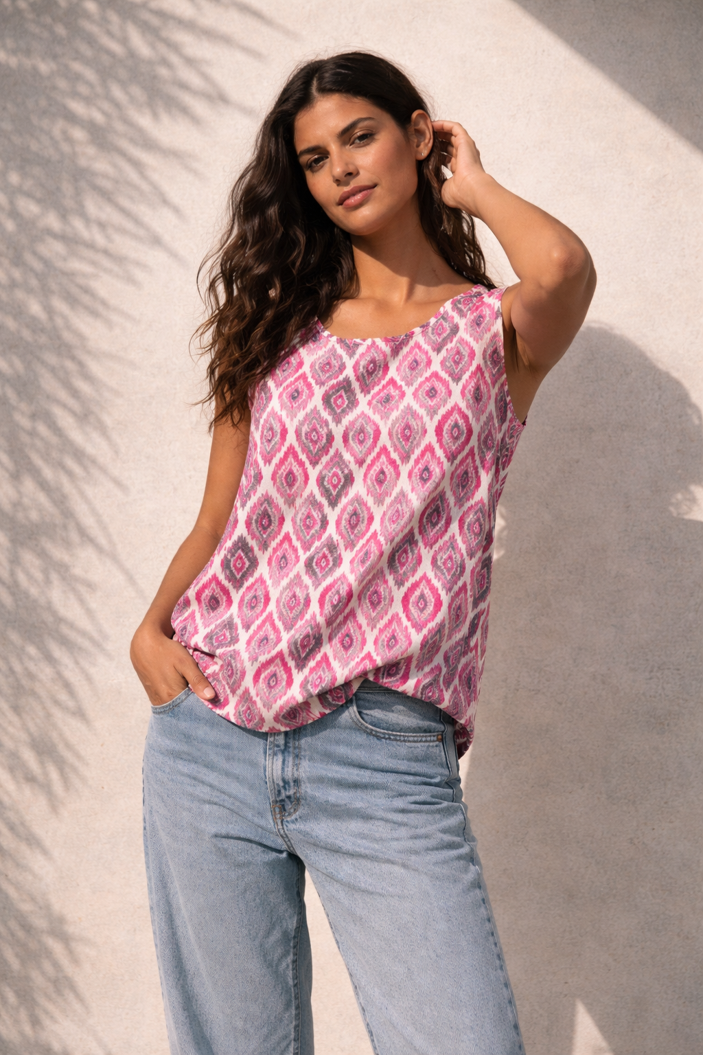 Sleeveless short kurti 1.0