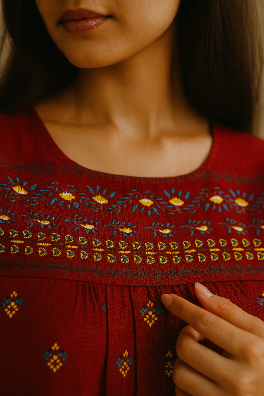 Oraan Ethnic Top