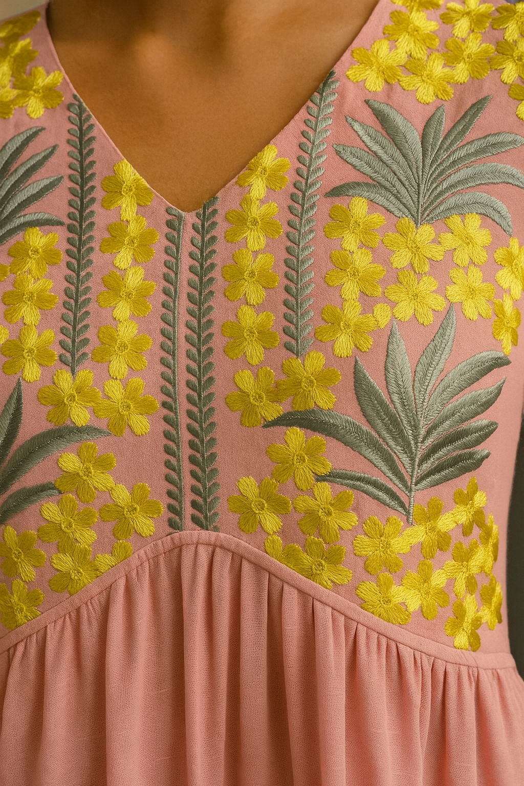 Deira Ethnic Linen Top
