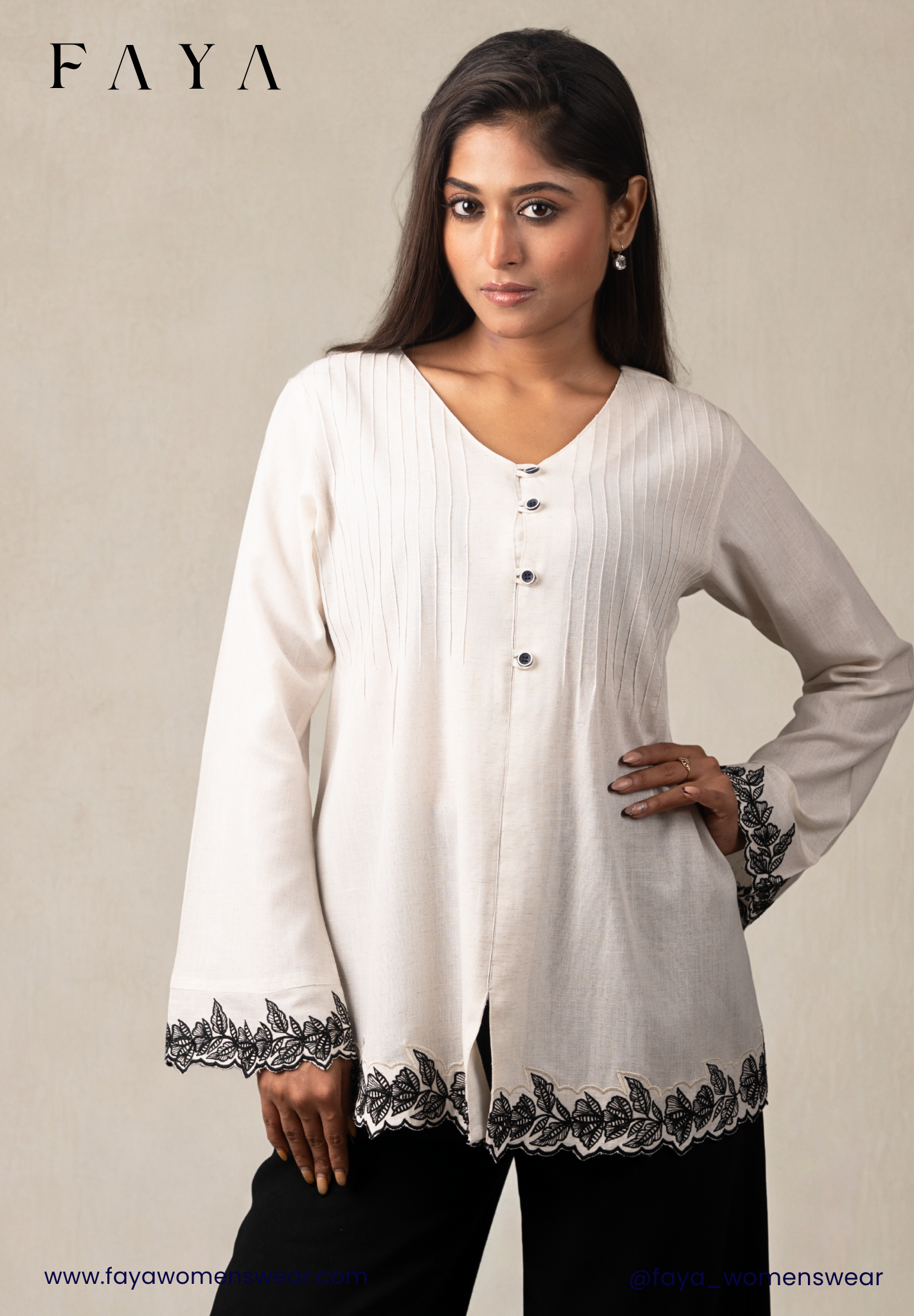 Lunaa Ethnic Top